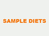 Sample diet program